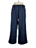 Shein Curve 100% Polyester Stripes Blue Casual Pants Size 16 Plus (2) - photo 2