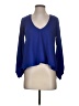 Lovers + Friends 100% Polyester Blue Long Sleeve Blouse Size XS - photo 1