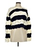 Originality Stripes Ivory Pullover Sweater Size M - photo 1