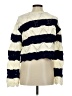 Originality Stripes Ivory Pullover Sweater Size M - photo 2