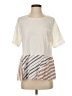 Zara Ivory Short Sleeve Top Size S - photo 1