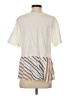 Zara Ivory Short Sleeve Top Size S - photo 2