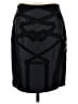 Nicole Miller Graphic Black Wool Skirt Size 2 - photo 1