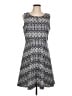 Talbots Argyle Gray Blue Cocktail Dress Size L - photo 1