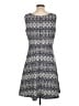 Talbots Argyle Gray Blue Cocktail Dress Size L - photo 2