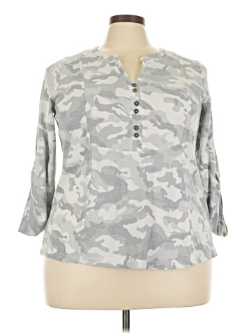 Jane and Delancey Long Sleeve Henley (view 1)
