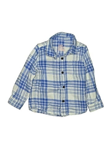 Cat & Jack Long Sleeve Button-Down Shirt (view 1)