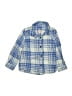 Cat & Jack 100% Cotton Plaid Blue Long Sleeve Button-Down Shirt Size 3T - photo 1