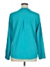 Lands' End 100% Polyester Teal Long Sleeve Blouse Size 14 - photo 2