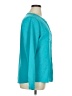 Lands' End 100% Polyester Teal Long Sleeve Blouse Size 14 - photo 4