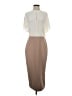 Reiss 100% Polyester Color Block Ivory Casual Dress Size 4 - photo 1