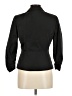 Jon 100% Polyester Black 3/4 Sleeve Blouse Size 8 - photo 2