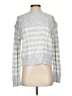 American Eagle Outfitters Chevron-herringbone Silver Pullover Sweater Size XS - photo 1