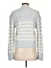 American Eagle Outfitters Chevron-herringbone Silver Pullover Sweater Size XS - photo 2