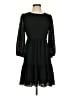 Madewell Solid Black Casual Dress Size 0 - photo 1
