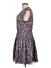 J.Crew 100% Polyester Paisley Gray Casual Dress Size 10 - photo 5