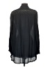 Floreat 100% Rayon Black Long Sleeve Blouse Size S - photo 2