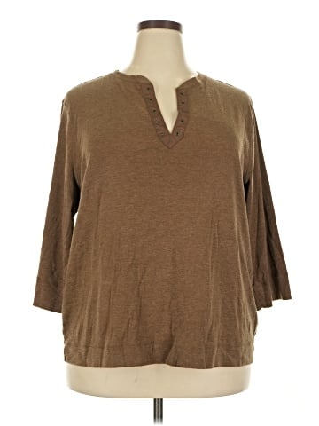 Lauren Jeans Co. 3/4 Sleeve T-Shirt (view 1)
