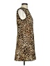 WAYF 100% Polyester Animal Print Brown Casual Dress Size S - photo 4