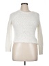 Heart Soul 100% Polyester White Pullover Sweater Size L - photo 1