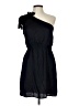 Everly Solid Black Cocktail Dress Size L - photo 1