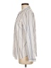 Joie Stripes Ivory Long Sleeve Button-Down Shirt Size M - photo 5