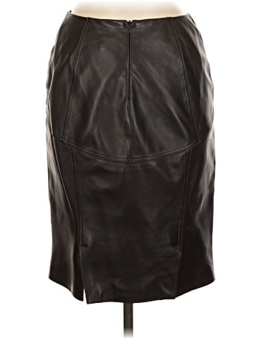Lafayette 148 New York Leather Skirt (view 2)