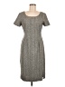 Neiman Marcus 100% Silk Tweed Gray Casual Dress Size 6 - photo 1