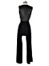 Tahari Solid Black Jumpsuit Size XS - photo 2