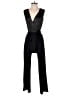 Tahari Solid Black Jumpsuit Size XS - photo 1