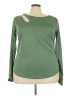 Pro Player 100% Polyester Green Long Sleeve T-Shirt Size 3X - photo 1