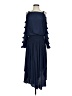 Ramy Brook 100% Polyester Solid Blue Casual Dress Size S - photo 1