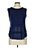 MICHAEL Michael Kors Blue Sleeveless Blouse Size L - photo 1