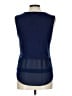 MICHAEL Michael Kors Blue Sleeveless Blouse Size L - photo 2