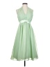 Cocomelody 100% Polyester Green Cocktail Dress Size 4 - photo 1
