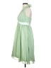 Cocomelody 100% Polyester Green Cocktail Dress Size 4 - photo 5