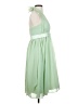 Cocomelody 100% Polyester Green Cocktail Dress Size 4 - photo 4