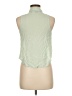 Assorted Brands Green Sleeveless Button-Down Shirt Size M - photo 2