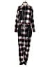 3.1 Phillip Lim Plaid Black Jumpsuit Size 2 - photo 1