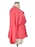 Now N Forever 100% Polyester Pink Long Sleeve Blouse Size L - photo 4