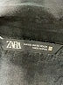 Zara 100% Linen Black Long Sleeve Button-Down Shirt Size XS - photo 7