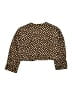 Talbots 100% Cotton Polka Dots Brown Blazer Size 4 - photo 2