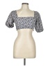 o.p.t Blue Short Sleeve Top Size L - photo 1