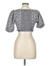 o.p.t Blue Short Sleeve Top Size L - photo 2