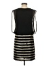 Bebe Stripes Black Cocktail Dress Size 4 - photo 2