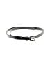Unbranded Silver Black Belt Size 2 - photo 1