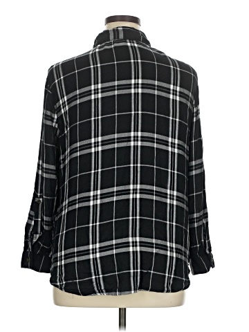 Faded Glory Long Sleeve Button-Down Shirt (view 2)