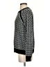 TWO by Vince Camuto Houndstooth Black Pullover Sweater Size S - photo 5