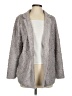 Bishop + Young 100% Polyester Gray Cardigan Size S - photo 1