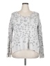 Knox Rose Animal Print Silver Pullover Sweater Size XXL - photo 1